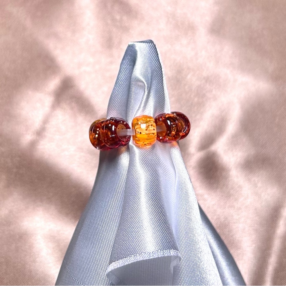 Reeces cup beaded ring